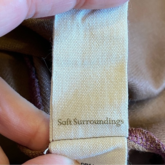 Soft Surroundings Julia Top Butterfly Multi Print Tunic Size Petite Large - Picture 14 of 14